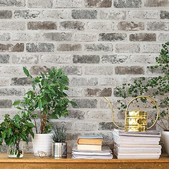 Peel and Stick Brick Wallpaper